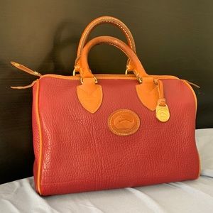 Dooney and Bourke Vintage Satchel in Rouge